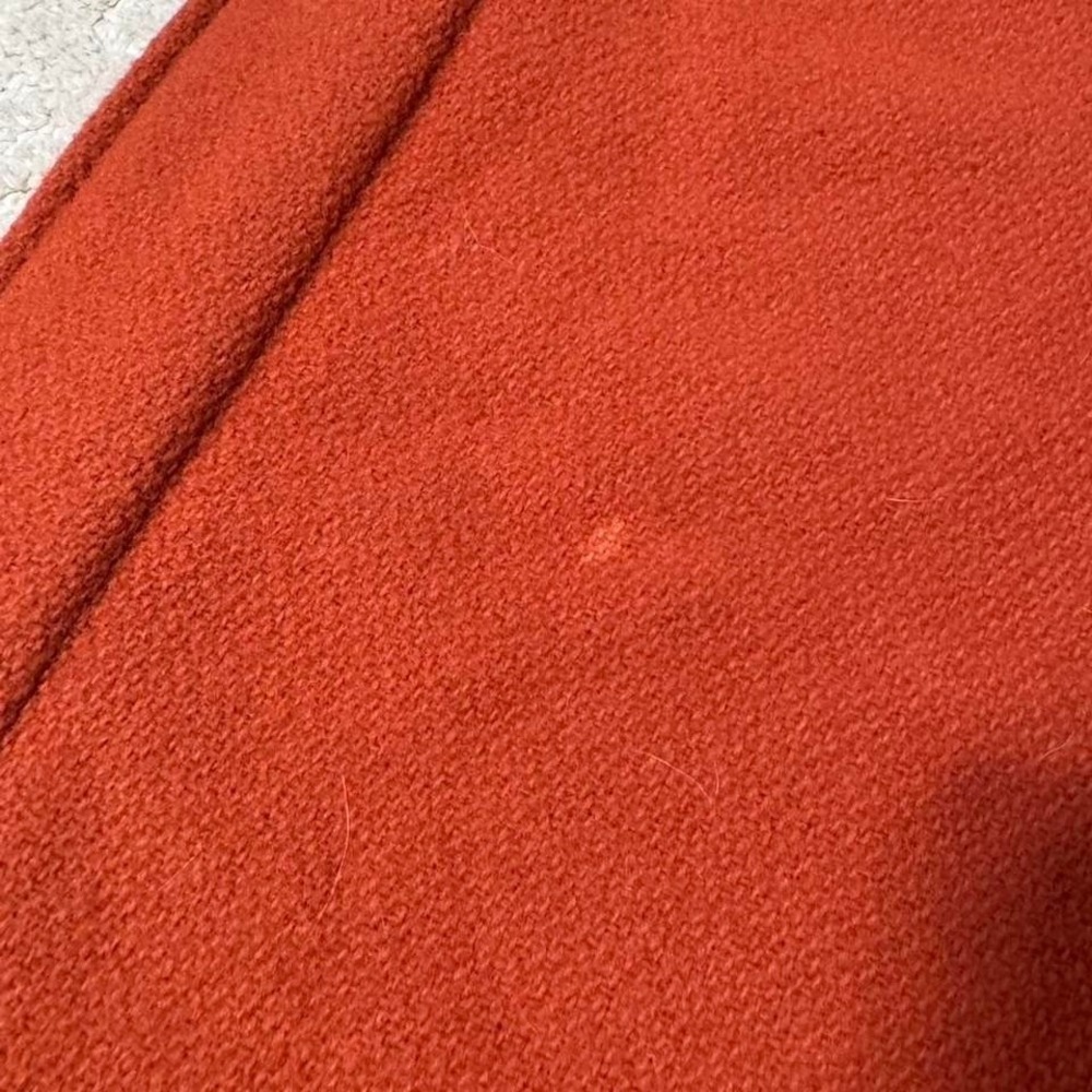 Pendleton orange‎ wool pillow sham standard size envelope back 23"x 29" - Picture 3 of 8